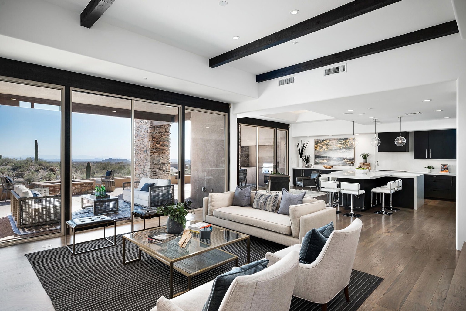 Desert Mountain, Lookout Ridge 40 staged interior, view 1