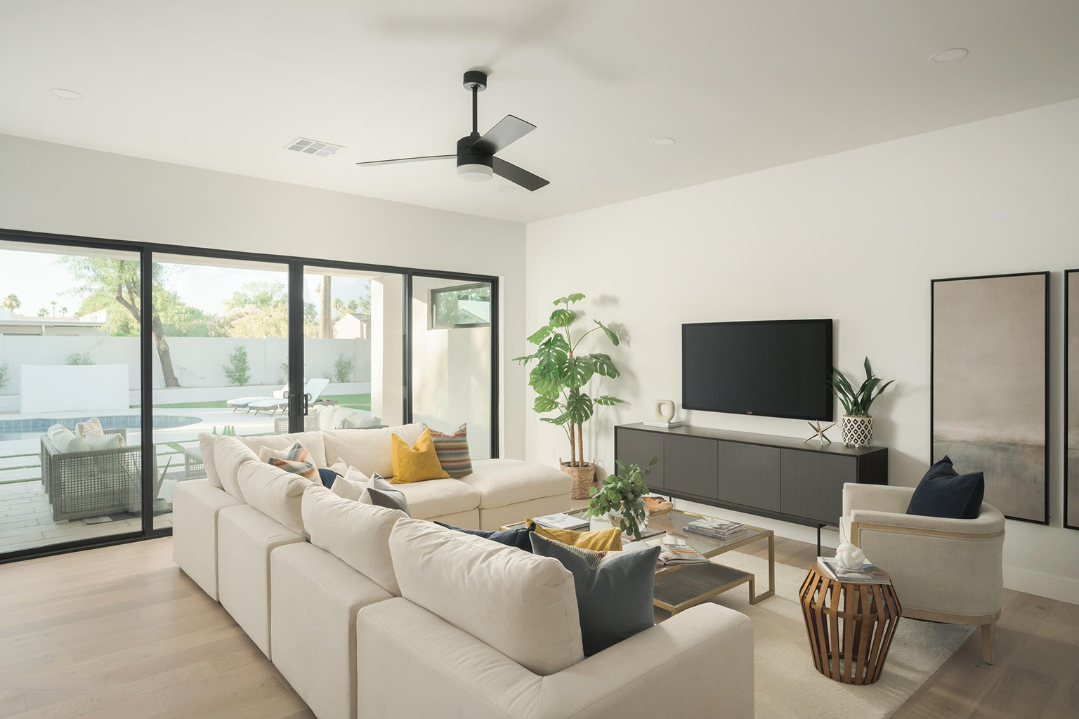Equestrian Manor, Scottsdale staged interior, view 3